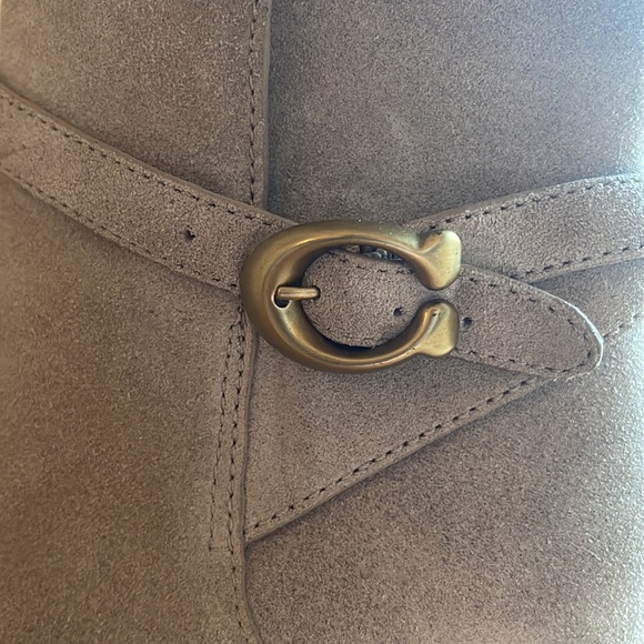 Coach Chrystie Suede Bootie | Size 7.5 | Oat - Picture 11 of 16